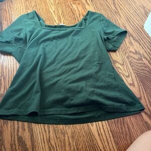 Dark green shirt